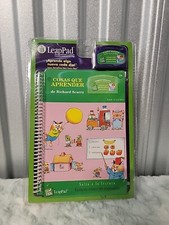 New LeapFrog LeapPad COSAS QUE APRENDER Learning Spanish Version Book  Game