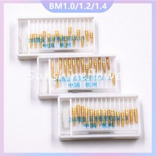 15Pcs/Box Dental Posts Drills Kits Refills 24K Gold Plated Screw Tapered Back