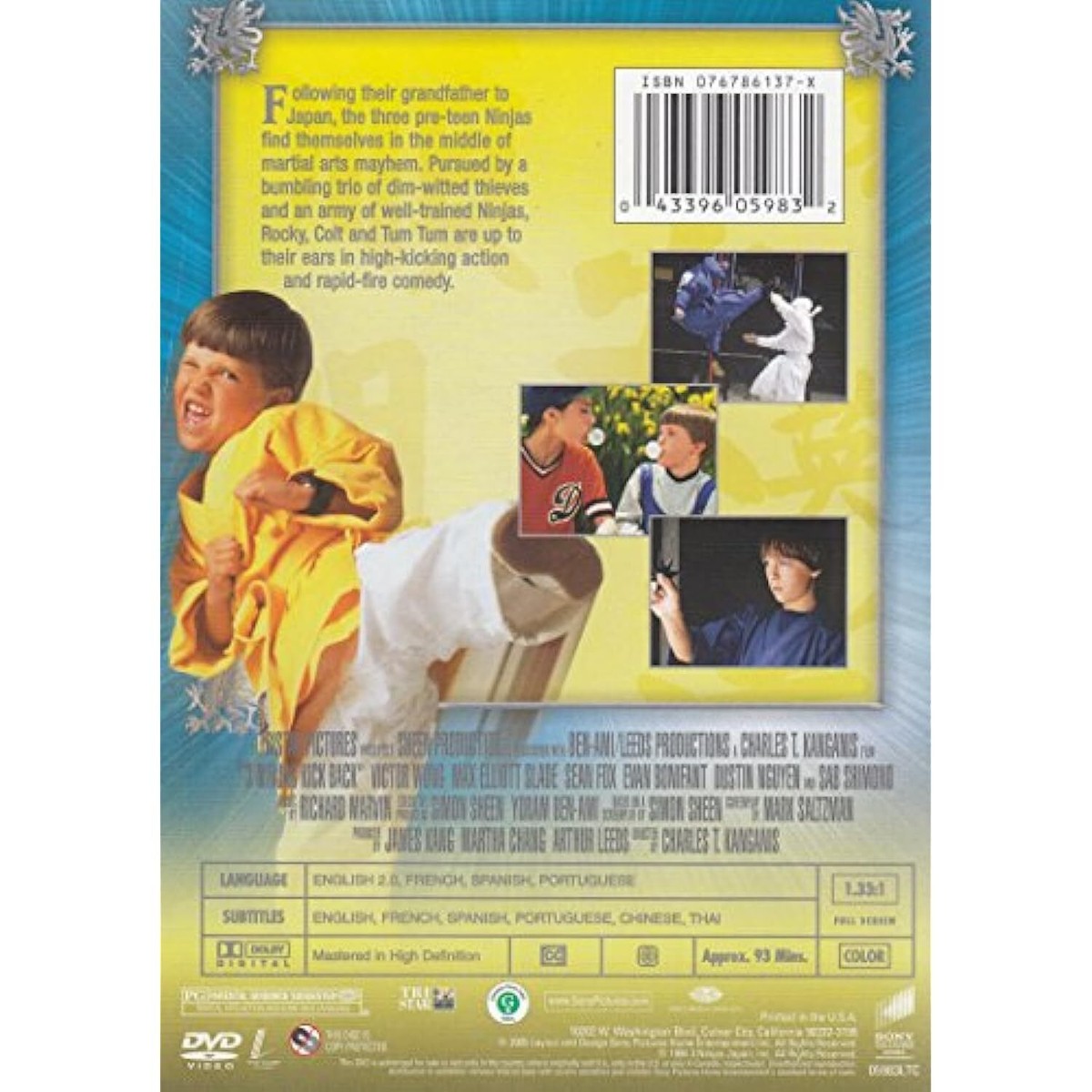 3 Ninjas Kick Back [DVD] [DVD] | eBay