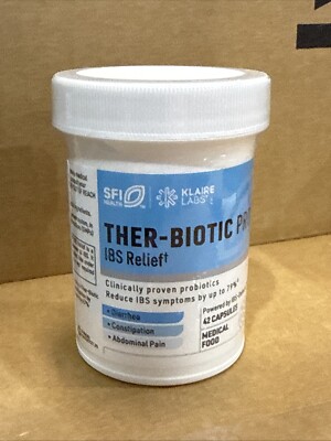 Klaire Labs Ther-Biotic Pro IBS Relief (42 Capsules) New & Sealed