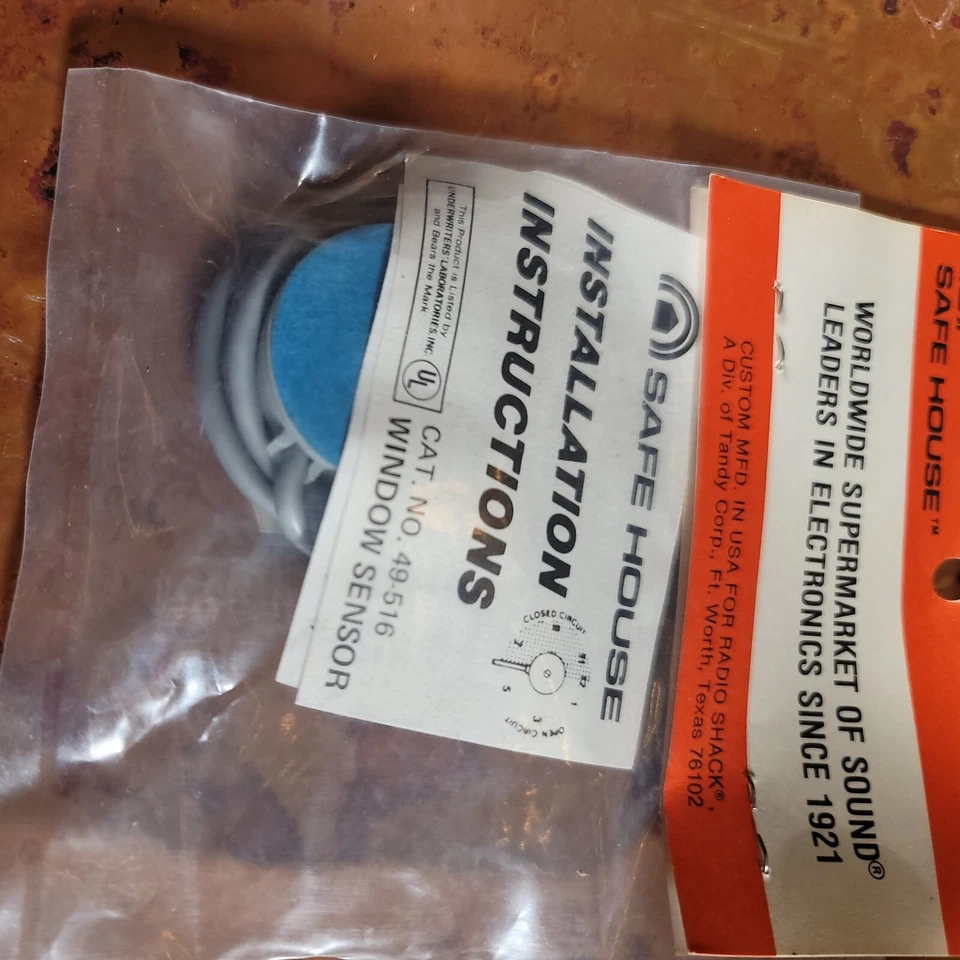 Radio Shack Safe House Glass Breakage Sensor 49-516 Window Bug - New - Image 4 of 4