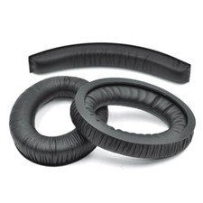 Replacement Ear Pads Cushions Headband for Sennheiser PC350 HD380 Pro Headphones
