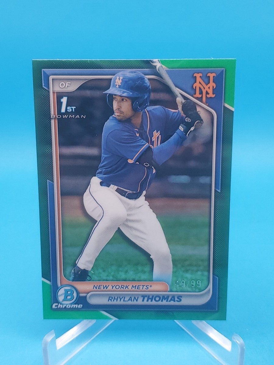 Rhylan Thomas 2024 Bowman Chrome #BCP-217 1st Bowman True Green 