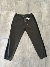 Armani Exchange Jersey Tracksut Bottoms Dark Green/black Medium
