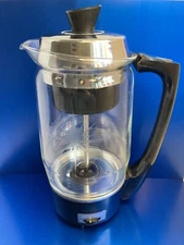 Atomic MCM Starburst Proctor Silex Electric Percolator Coffee Maker Works