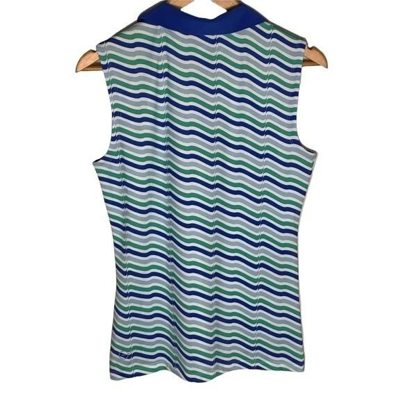 Camiseta sin mangas Puma Top para mujer Polo Tenis Golf Ropa deportiva Preppy Azul Talla S Foto 4 de 4