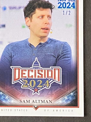 Sam Altman 2024 Decision Election Day Nov 5th 2024 #ed 1/2 - Picture 4 of 10