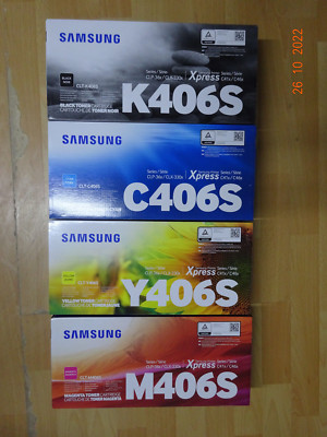 Original Samsung Multipack K406S C406S Y406S M406S für Xpress SL-C460W CW NEU