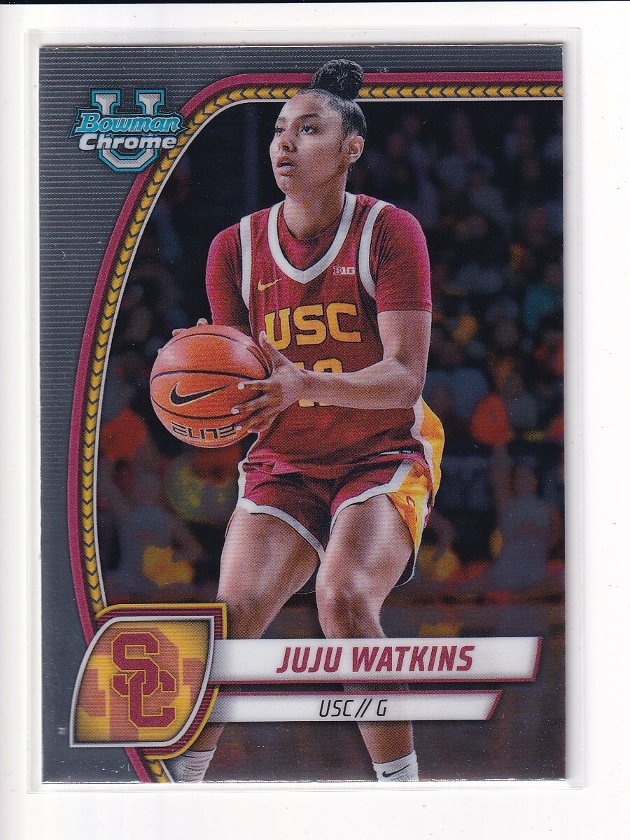 JUJU WATKINS 2025 Bowman Chrome USC Trojans Base Card #37