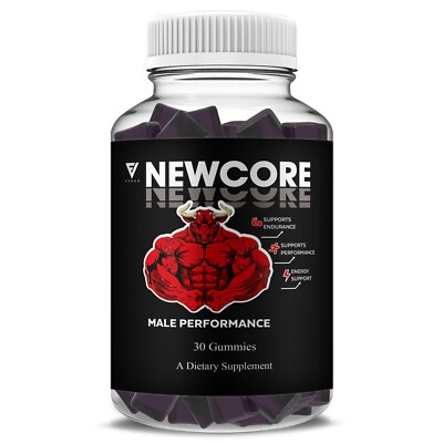 Newcore Male Performance Gummies, New Core Max Formula (1 Month Supply)