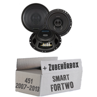 Smart Fortwo 451 Front - Crunch 16Cm Koax-System Boxen Einbauset Auto Kfz TüR