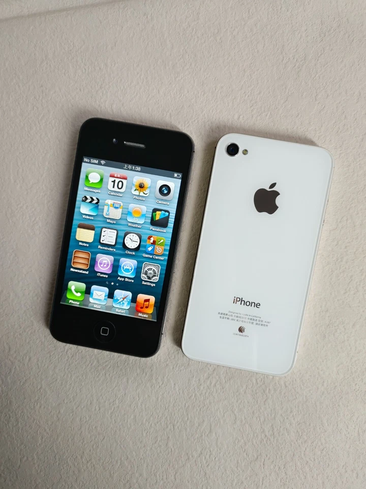 95%N ew Apple iPhone 4S 8/16/32/64GB Black/White Fully Unlocked rare ios 6 - Image 3 of 4