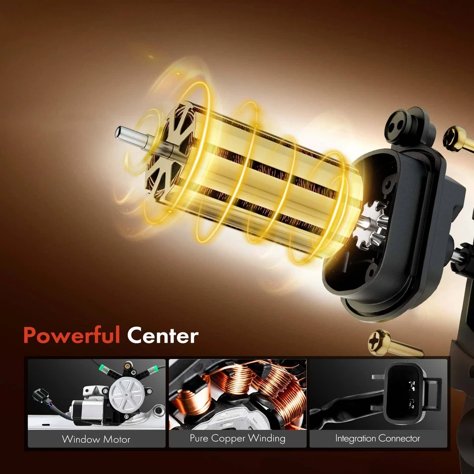 Регулятор стеклоподъемника переднего водителя с двигателем для Eagle Summit Mitsubishi Mirage - Изображение 3 из 4