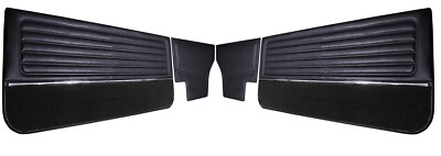 Door Panels Colour in Black for Golf 1 Cabrio 79-93 Carpet Lower Part