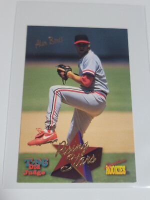 ALAN BENES 1996 T-96 Old Judge Rising Stars Mini Insert #R5. LOUISVILLE ...