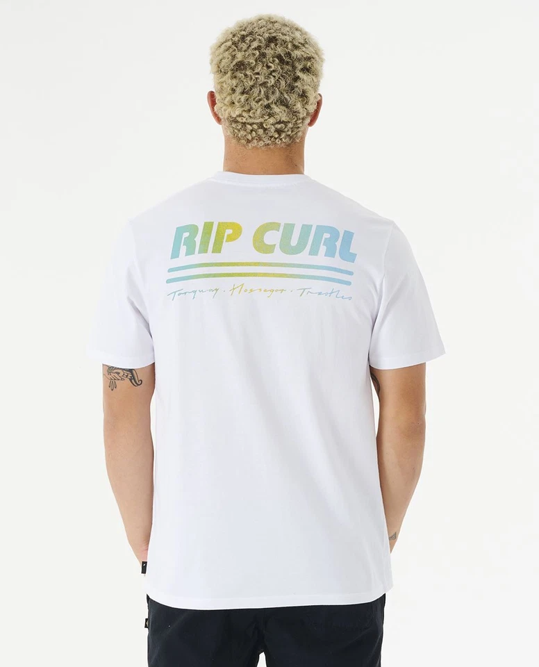 Camiseta Rip Curl Cotton SS ~ Surf Revival Decal blanco - Imagen 2 de 2