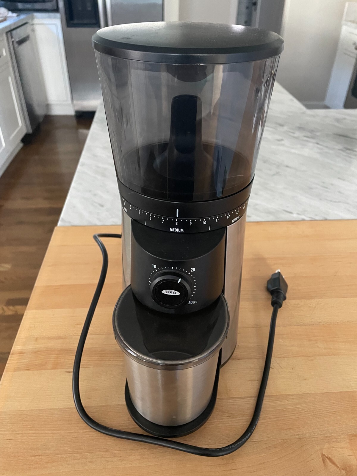 OXO Conical Burr Coffee Grinder 16oz Stainless Steel 719812093611 eBay
