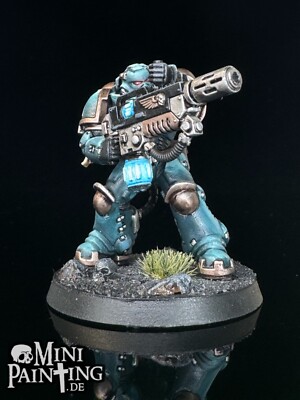 Warhammer 40k Space Marine Primars Eradicators Marines Eradicator gut bemalt GW