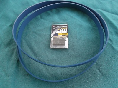OLSON COOL BLOCKS + BLUE MAX HEAVY DUTY BAND SAW TIRES FOR HDC BP-VBS-14 SAW