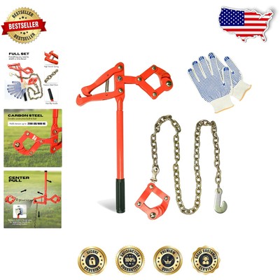 Ergonomic Heavy-Duty Wire Tensioner Tool - Barbed & Smooth Wire Compatible