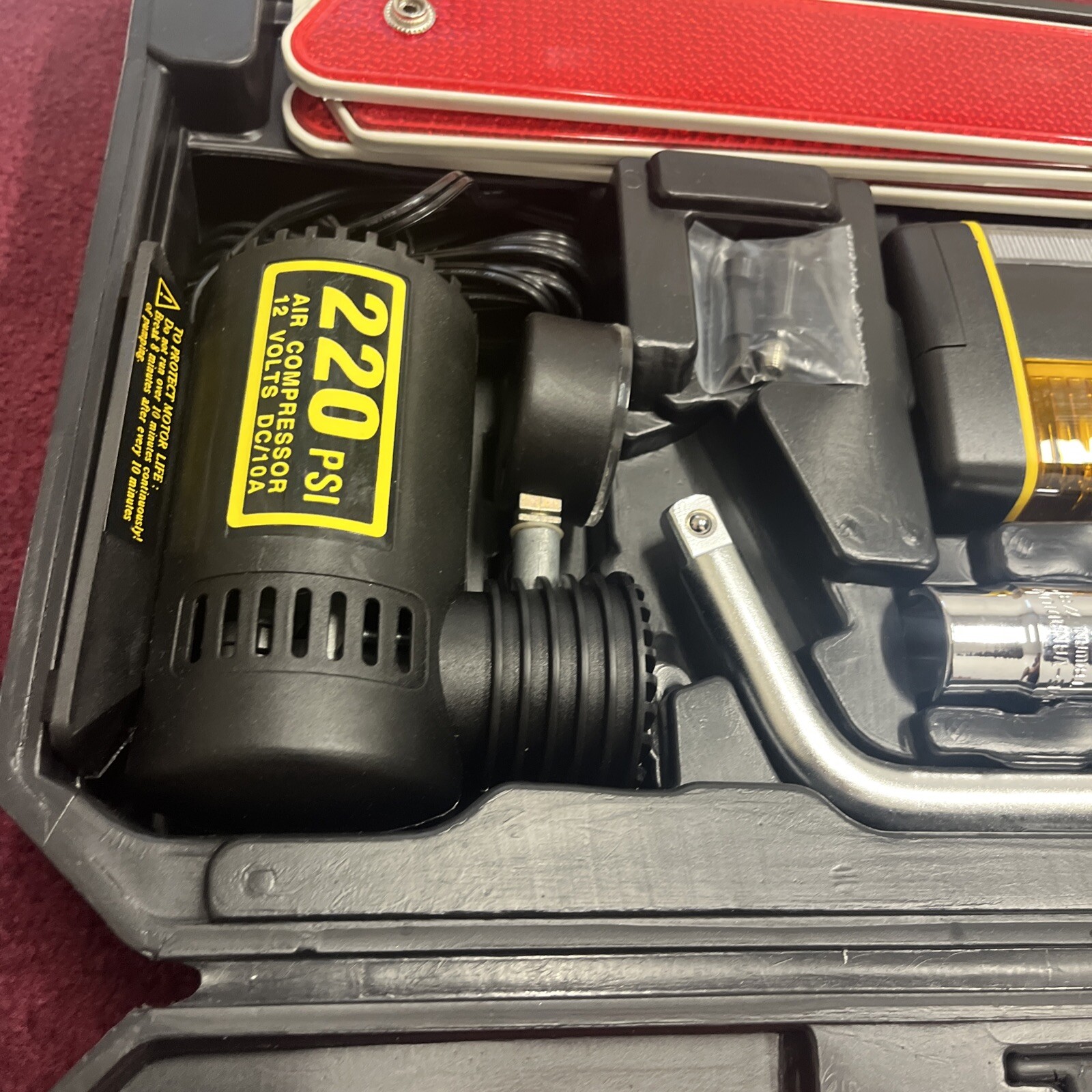 Michelin Car Emergency Kit Heavy Duty W/Case USED Very Good Condition