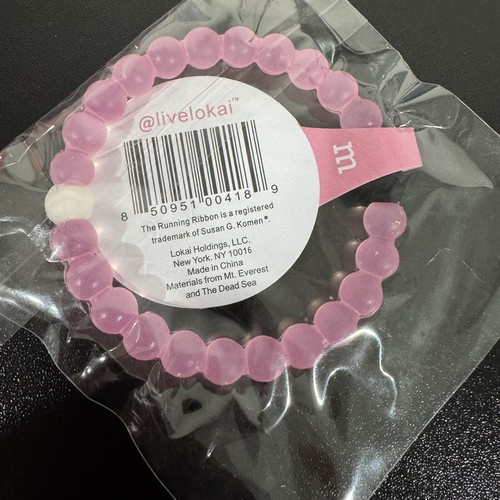 Lokai Bracelet Medium Breast Cancer Awareness Bracelet BRAND NEW Pink - Picture 3 of 3
