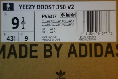 Adidas Yeezy Boost 350 V2 ''Cloud White Reflective'' ClWhRf/ClWhRf/ClWhRf FW5317