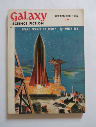Galaxy Science Fiction Magazine September 1952 Space Travel by 1960? Willy Lee - Afbeelding 1 van 11
