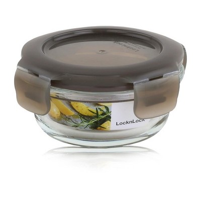 LocknLock Oven Glass LLG812G Frischhaltedose 130ml - Borosilikatglas (1er Pack)