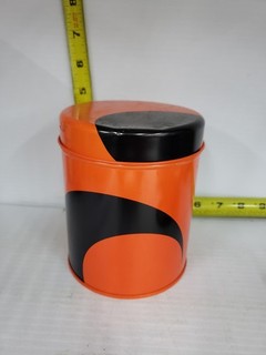 Vintage retro 70's Finnish Aarikka Small Canister Finland