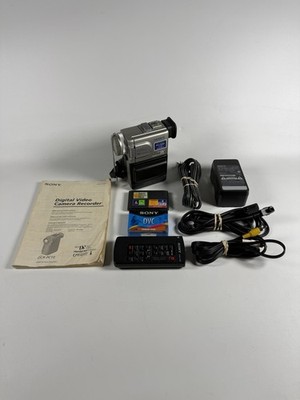 SONY DCR-PC10 Digital Video Camera (LCD Handycam) MiniDV Bundle - Working