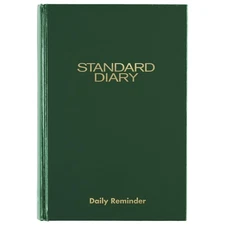 AT-A-GLANCE Standard Diary Undated Daily Reminder, 6 x 8.75 x 1-Inches, Green...