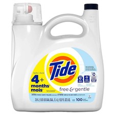 Tide Free and Gentle HE Laundry Detergent 100...