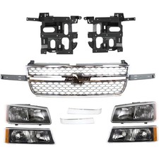 Grille Assembly Kit For 2003-2006 Chevrolet Silverado 2500 Hd Silverado 3500 Grille Assembly Kit For 2003-2006 Chevrolet Silverado 2500 Hd Silverado 3500