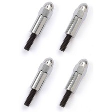 RPC R7282 Acorn Valve Cover Nuts With Studs 1/4-20 x 1 3/8 Chrome