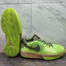Nike Ja 1 NRG GS Halloween Green Zombie Basketball Sneakers SZ 5.5 Y / Women s 7