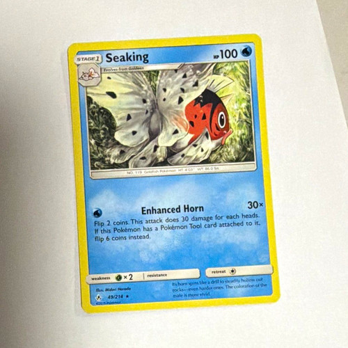 Seaking 49/214 SM-Unbroken Bonds Regular Uncommon English 2019 100HP