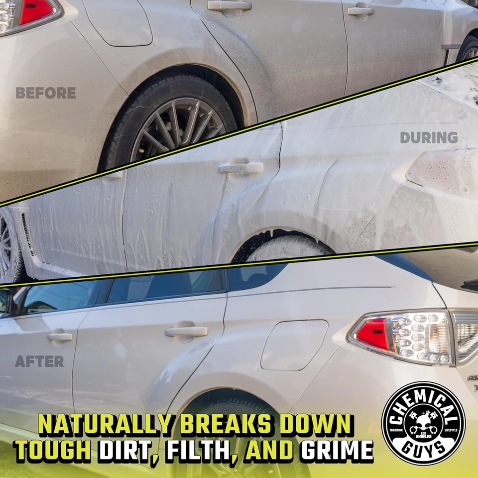 Chemical Guys CWS_301 Citrus Wash & Gloss Foaming Car Wash Soap (Works with - Image 4 of 4