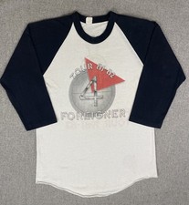 Vintage Foreigner Tour 1981 Double-Sided Concert ORIGINAL Tee T Shirt Medium