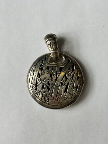 John Hardy Sterling Silver Pendant Enhancer 22.7 Grams
