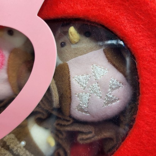 Target Spritz Valentines Day Featherly Friends Decor Felt Bird Ornament Set - Picture 8 of 11