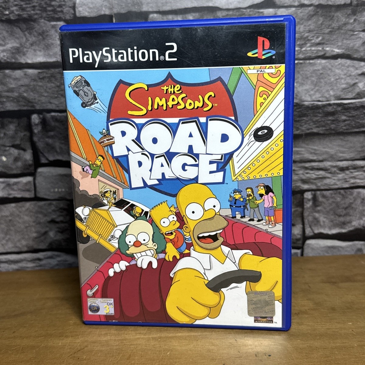 Simpsons Road Rage (Sony PlayStation 2, 2001) for sale