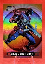 2025 Upper Deck Fleer Brilliants Superman #67 Bloodsport Yellow Parallel 