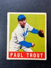 1948 1949 Leaf Paul Dizzy Trout #10