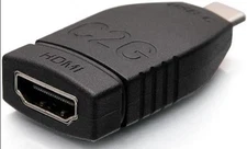 C2G HDMI to USB-C ADAPTER 29872 USB-C MALE TO FEMALE HDMI CONVERTER 4K usb c