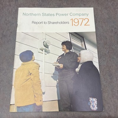 1972 Northern States Power Company Report To Shareholders Book