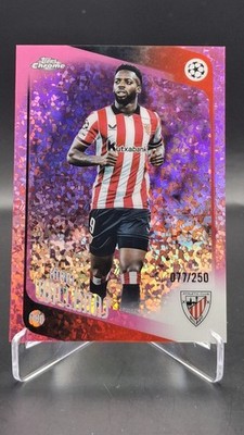 2025-26 Topps Chrome UCL Inaki Williams Pink Mini Diamonds 77/250 Athletic Club