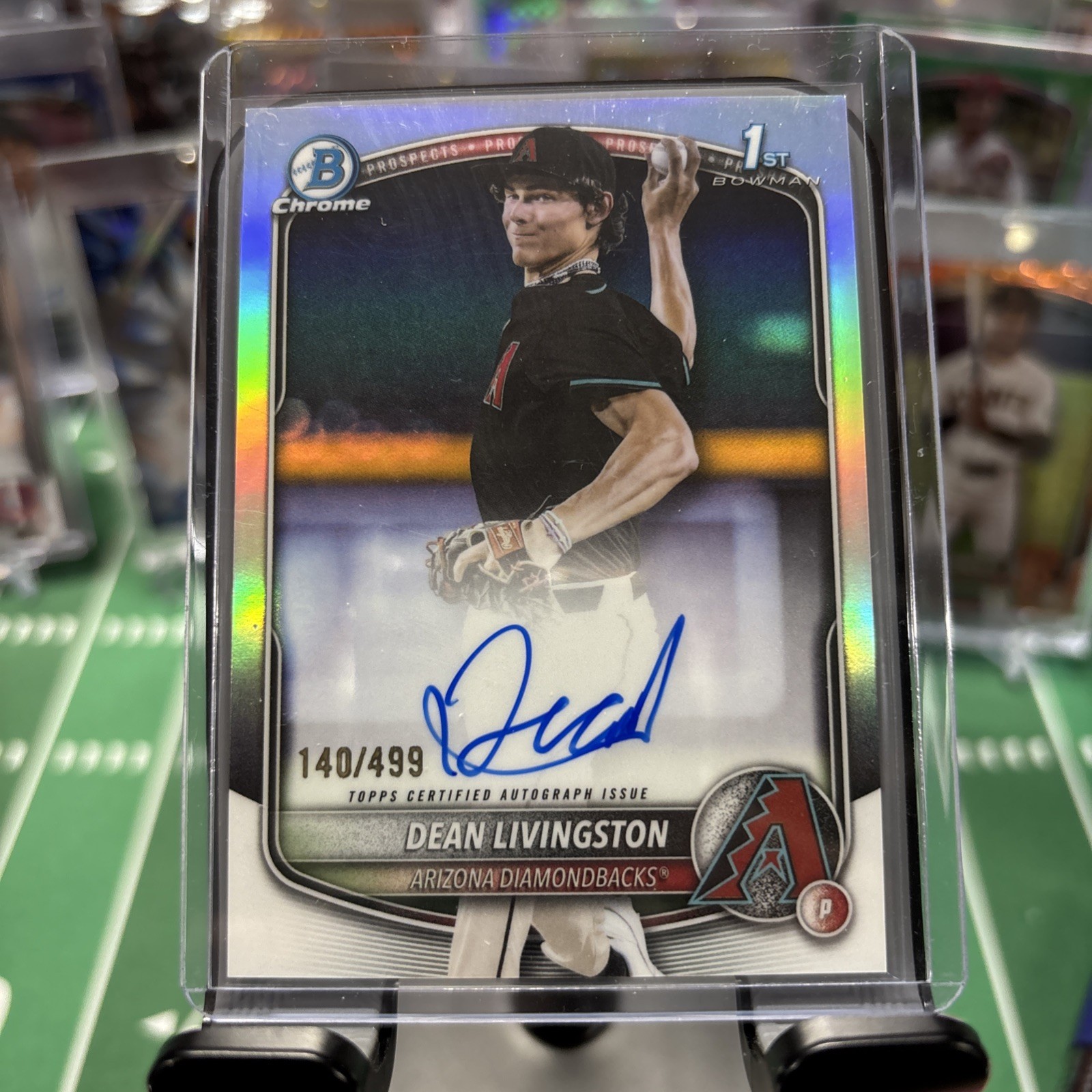 2025 Bowman Draft Chrome Dean Livingston 1st Bowman Refractor Auto /499 🔥🔥