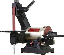 1x30'' Bench Belt Sander with 5'' Disc,Wrench Storage and Easy Belt Cover Off