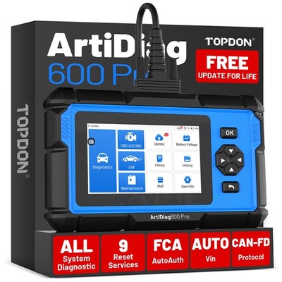 2026 Newest TOPDON AD600 PRO+ All System Diagnostic Scanner Free Lifetime Update